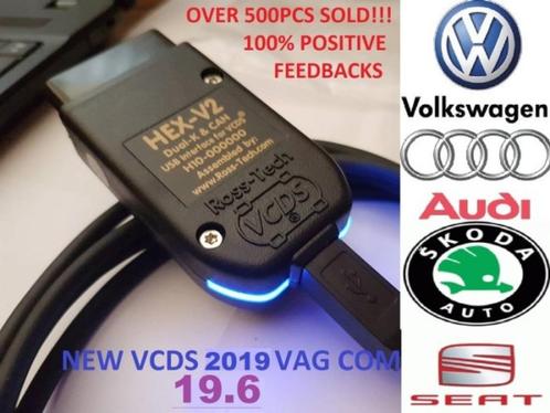 VCDS vagcom versie 24.3 REAL HEX V2 Audi-VW-Seat-Skoda, Auto diversen, Autogereedschap, Nieuw, Ophalen of Verzenden