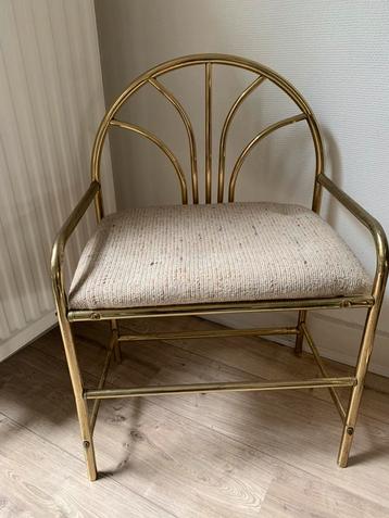Mid century stoeltje, bijzet stoeltje kaptafel stoel beschikbaar voor biedingen