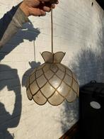 Vintage schelpen Tiffany stijl hanglamp Art Deco, Retro Vintage, Moins de 50 cm, Comme neuf, Verre
