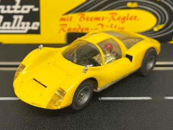 Fleischmann Porsche Carrera 6 Geel Slot Car beschikbaar voor biedingen