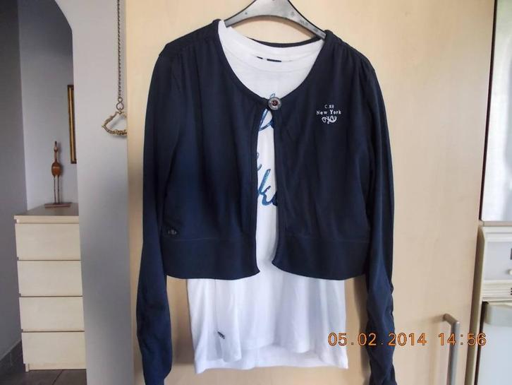 Setje 717.  3 stuks.  maat 146-152., Kinderen en Baby's, Kinderkleding | Maat 146, Zo goed als nieuw, Meisje, Setje, Ophalen of Verzenden