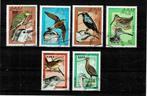 AFRIQUE SAHARA OCCIDENTAL OISEAUX 6 TIMBRES OBLITERES - SCAN, Enlèvement, Autres pays, Affranchi