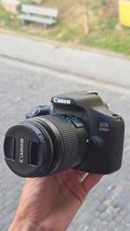 Canon EOS 2000D + 18-55 mm objectief, Audio, Tv en Foto, Ophalen of Verzenden, Zo goed als nieuw, Canon