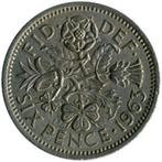 United Kingdom 6 pence, 1963, Postzegels en Munten, Ophalen of Verzenden, Losse munt, Overige landen