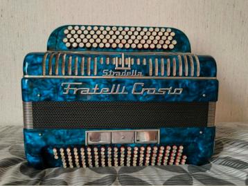 Accordeon Fratelli Crosio Stradella, Musique & Instruments, Accordéons, Enlèvement, Utilisé, Avec valise