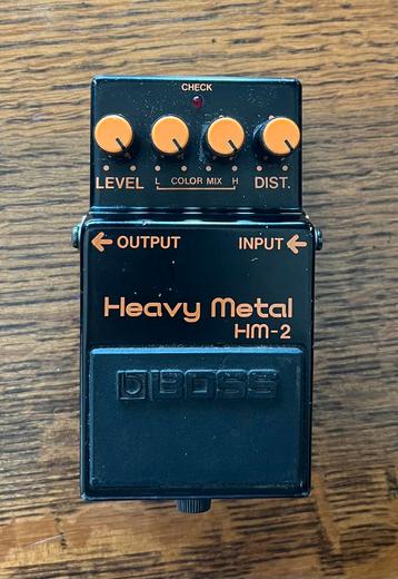 Vintage MIJ Boss HM-2 Heavy Metal (Black Label) beschikbaar voor biedingen