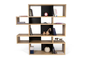 Open kast gefineerd  eikenhout/mat zwart - NIEUW! beschikbaar voor biedingen