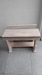 Houten schoolbank, Ophalen, Gebruikt