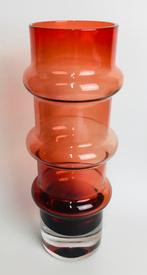 Riihimaen Lasi Vintage design sommerso kunstglas vaas 60’s, Ophalen of Verzenden