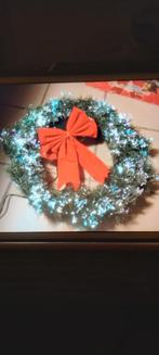 Couronne lumineuse NOEL 60cm,fibre optique, Enlèvement ou Envoi, Neuf