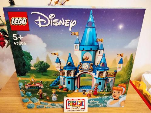 Lego Disney 43206 Le Château de Cendrillon et le Prince, Enfants & Bébés, Jouets | Duplo & Lego, Neuf, Lego, Ensemble complet