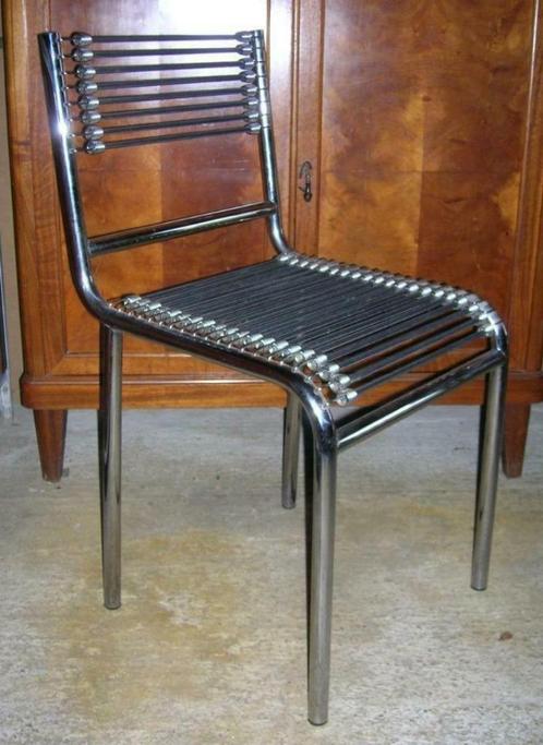 Rene Herbst "the cord chair", Huis en Inrichting, Stoelen, Drie, Metaal, Ophalen of Verzenden