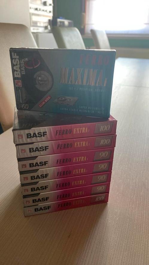 Cassettebandjes BASF ferro maxima1, Cd's en Dvd's, Cassettebandjes, Zo goed als nieuw, Origineel, Ophalen of Verzenden