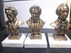 3 buste de statues en cuivre, Comme neuf, Humain, Enlèvement ou Envoi