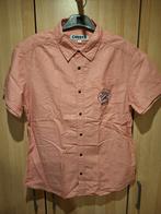Chemise rose unie manches courtes Creeks L, Creeks, Ophalen of Verzenden, Zo goed als nieuw, Halswijdte 41/42 (L)