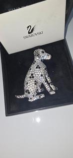 Superbe broche Vintage Swarovsli Dalmatien, Enlèvement ou Envoi, Comme neuf, 4 à 7 cm, Avec cristal