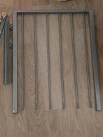 KOMPLEMENT Corbeille métal rail coulissant, gris foncé, 50x58 cm - IKEA
