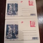 2 cartes postales jaunes vierges, Enlèvement