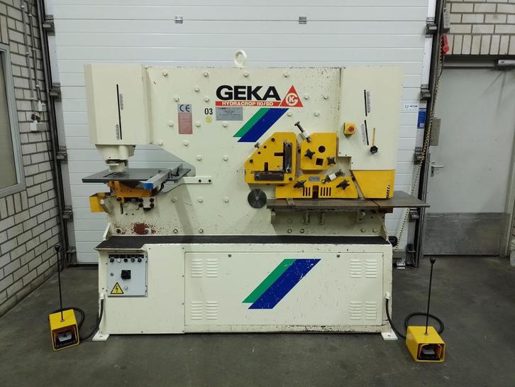 Geka Hydracrop 110SD, ponsknipmachine, ponsmachine, Zakelijke goederen, Machines en Bouw | Metaalbewerking, Ophalen of Verzenden