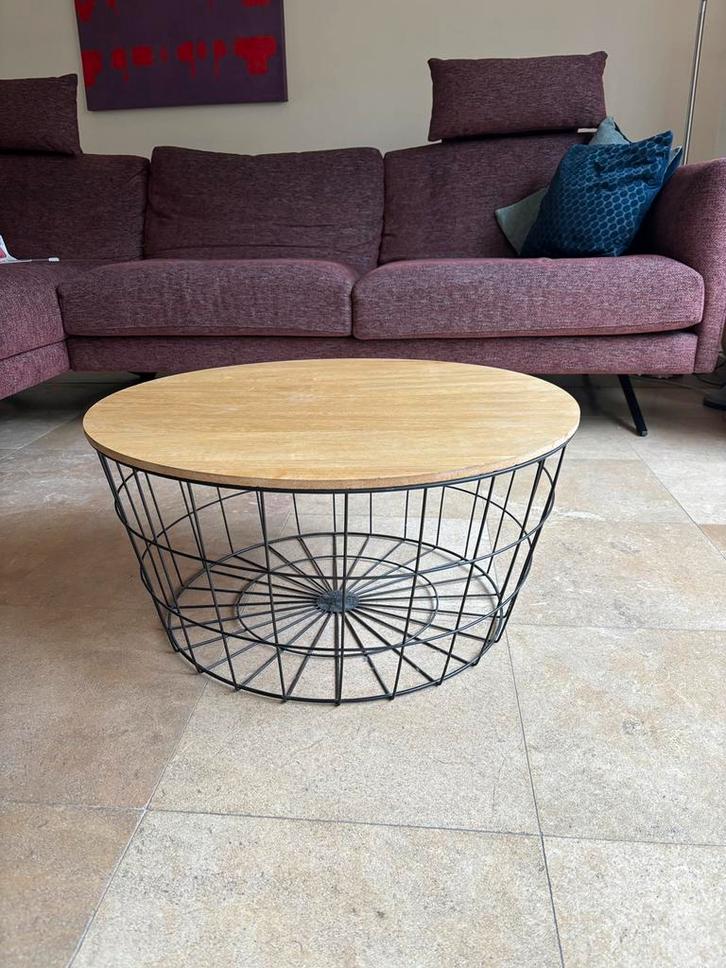 Table de salon, Huis en Inrichting, Tafels | Salontafels, Zo goed als nieuw, Minder dan 50 cm, 50 tot 100 cm, Rond, Ophalen