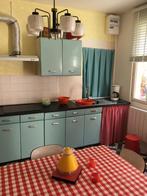luster jaren 50 60 retro vintage, Huis en Inrichting, Ophalen, Gebruikt, Glas, Retro