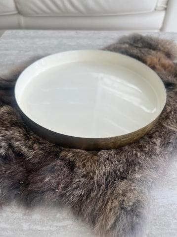 Crème goud serveer schaal Countryfield  beschikbaar voor biedingen