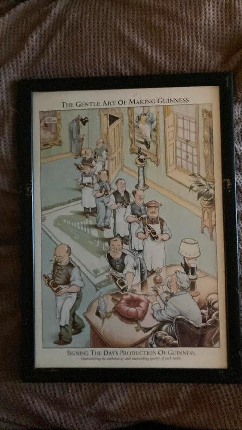 Prent guinness, Verzamelen, Posters, Ophalen of Verzenden