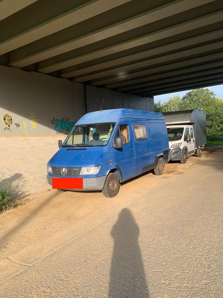 Campervan - Sprinter 1997 - Nieuwe motor met 160.000km, Caravans en Kamperen, Mobilhomes, Particulier, tot en met 2, Buscamper of Camperbus