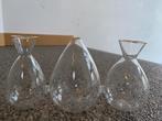Glazen vaasjes met gouden rand, Ophalen, Overige kleuren, Nieuw, Glas