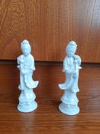Quan yin Blanc de chine met lotus, Ophalen of Verzenden