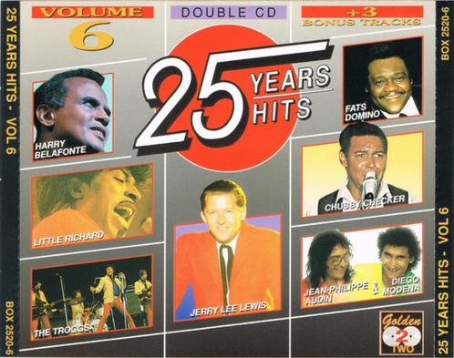 2-CD-BOX * 25 Years Hits - Volume 6- OPRUIM-ACTIE, CD & DVD, CD | Pop, Enlèvement ou Envoi