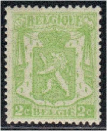 Belgie 1935 - Yvert/OBP 418Aa - Klein staatswapen 2 c. (PF) beschikbaar voor biedingen