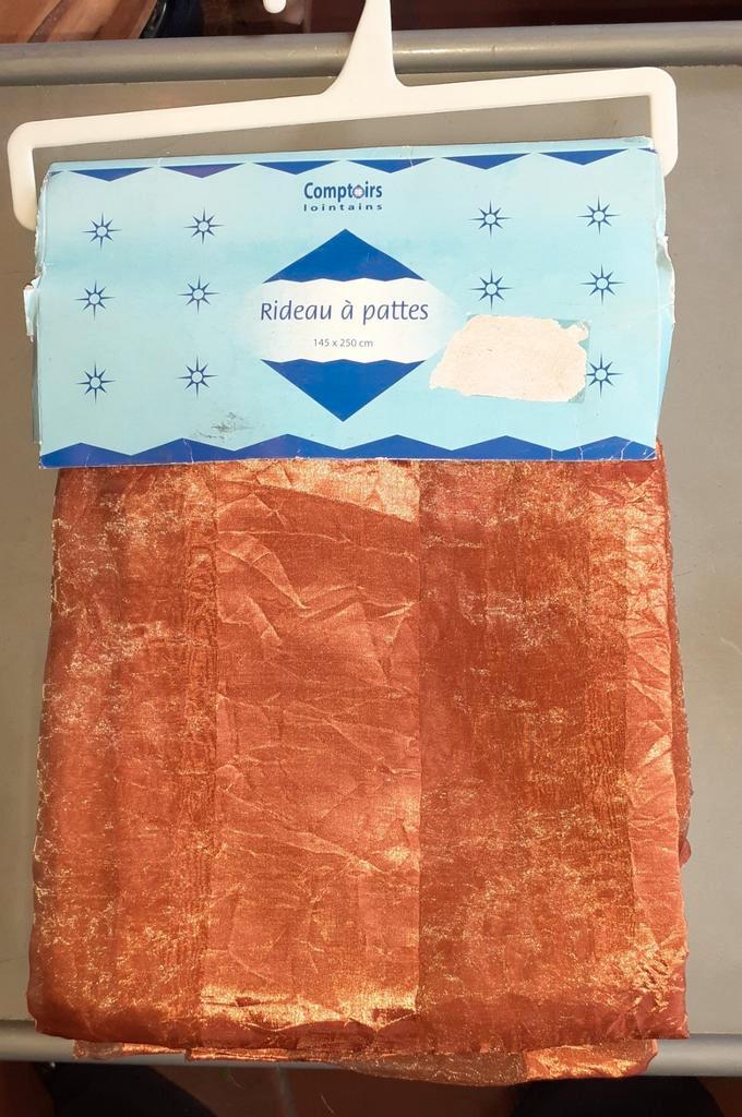 Rideau voilage orange prêt à poser 145x250 cm, Maison & Meubles, Accessoires pour la Maison | Autre, Neuf, Enlèvement ou Envoi