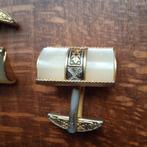 Vintage zeer mooie manchetknopen prima staat, Handtassen en Accessoires, Ophalen of Verzenden, Zo goed als nieuw