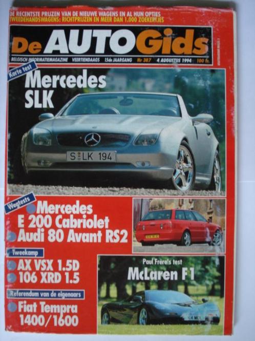 AutoGids 387, Livres, Autos | Brochures & Magazines, Utilisé, Général, Envoi