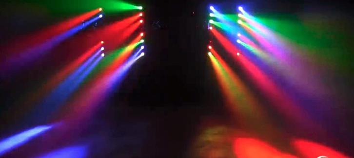 5x American DJ - Sweeper Beam Quad LED (JPB12), Musique & Instruments, Lumières & Lasers, Enlèvement