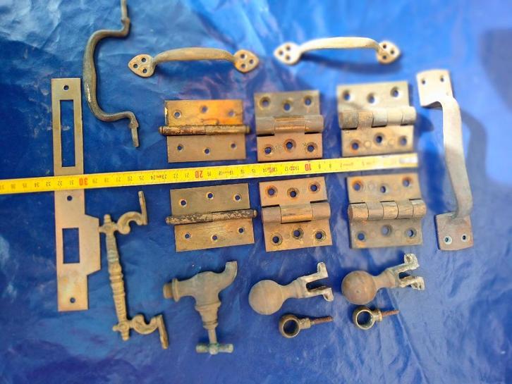 🚪 ⚜️️ ️ Verschillende koperen kasthendels + diversen 🚪 ⚜️️, Antiek en Kunst, Antiek | Brons en Koper, Koper, Ophalen of Verzenden