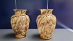 Set vazen gemarmerd glas, Art deco, Verreries de Scailmont, Antiek en Kunst, Ophalen of Verzenden