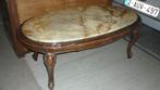 LOUIS XV SALONTAFEL MET MARMER, Ophalen