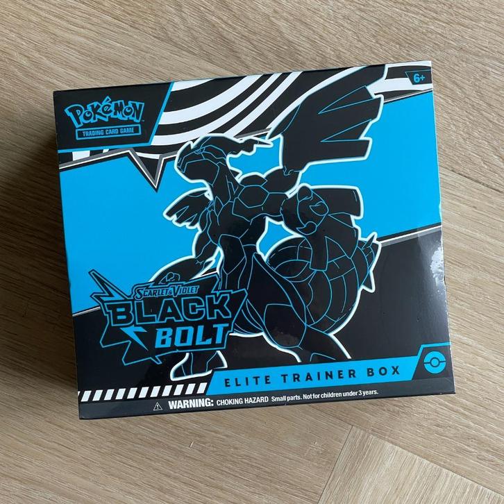 Pokémon TCG Black Bolt Elite Trainer Box ETB, Hobby en Vrije tijd, Verzamelkaartspellen | Pokémon, Verzenden