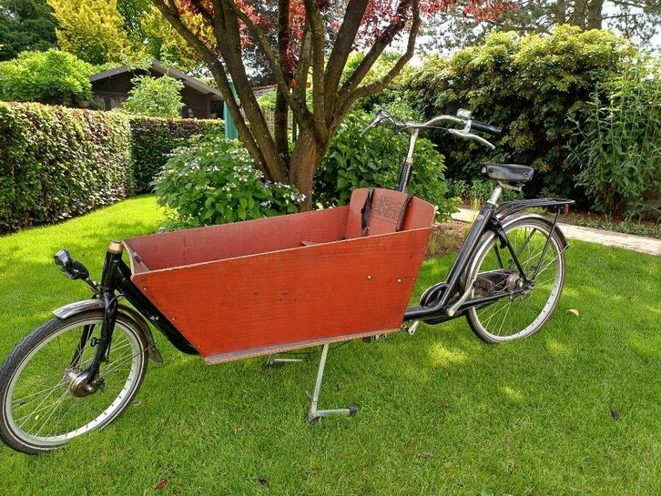 Bakfiets nl, Fietsen en Brommers, Fietsen | Bakfietsen, Gebruikt, Overige merken, 4 kinderen of meer, Huif, Ophalen