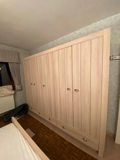 Volledige slaapkamer met tweepersoonsbed, Huis en Inrichting, Slaapkamer | Complete slaapkamers, Zo goed als nieuw, Tweepersoons