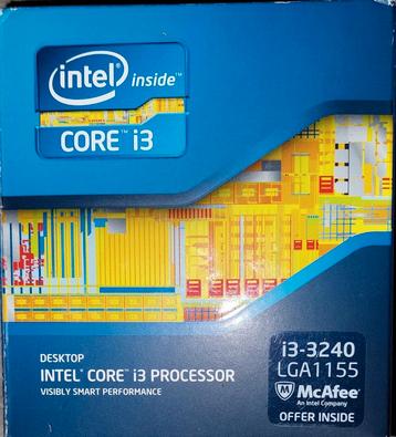 Intel Core i3 3240 CPU (3.4GHz, 2 Core, 4 Threads, 3MB Cache beschikbaar voor biedingen
