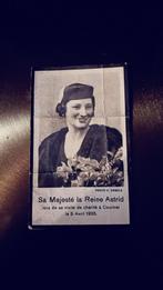 Carte de prière de la reine Astrid 1935