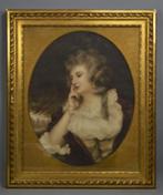 Joshua REYNOLDS (1723-1792) naar - Portret van Mrs Jane Brad, Ophalen of Verzenden