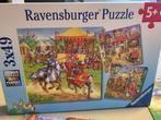 Puzzel ridders, Ophalen, 10 tot 50 stukjes, Zo goed als nieuw, 4 tot 6 jaar