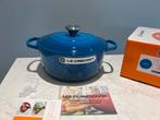 Nieuwe Le Creuset Braadpan 24 cm Marseille in de doos, Gietijzer, Nieuw, Ophalen of Verzenden, Keramische plaat