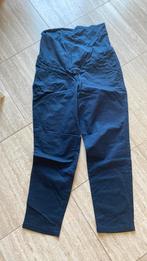 Zwangerschapsbroek donkerblauw breed maat 40 H&M, Kleding | Dames, Zwangerschapskleding, H&M, Blauw, Zo goed als nieuw, Broek of Spijkerbroek