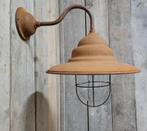 Landelijke stallamp roest gemaakt van cortenstaal buitenlamp, Huis en Inrichting, Lampen | Wandlampen, Ophalen of Verzenden, Nieuw