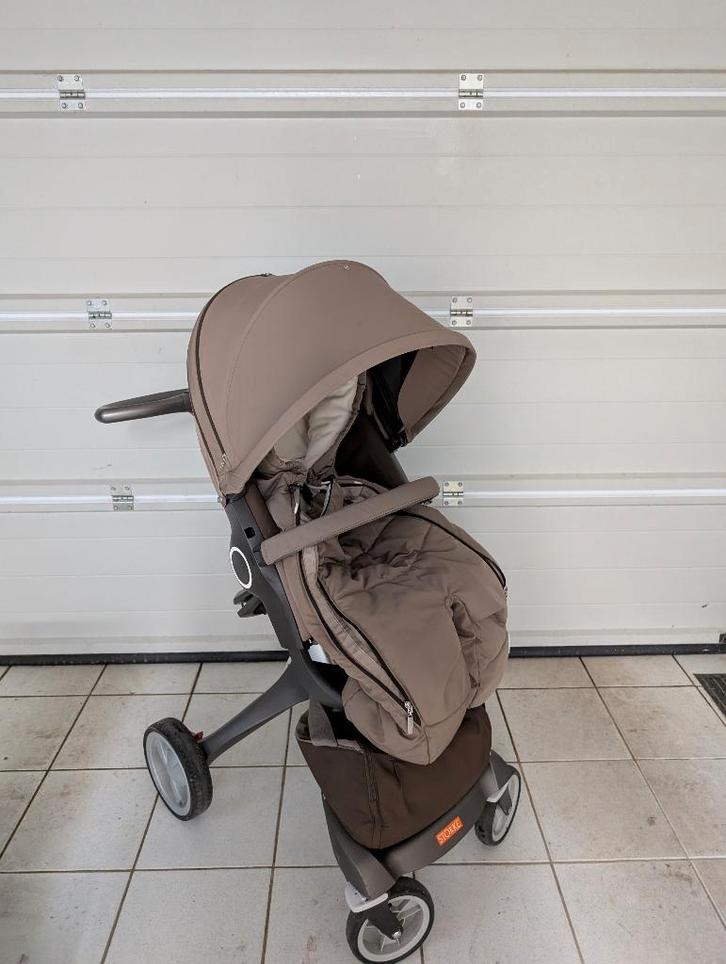 Stokke xplory, Kinderen en Baby's, Buggy's, Duomodel, Regenhoes, Voetenzak, Zonnekap, Ophalen